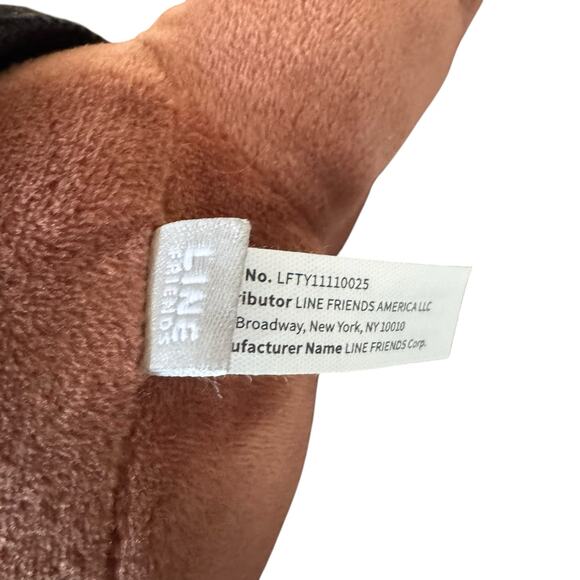 LINE Friends Brown Bear Plush Stuffed Toy NYC Hoodie 12” Limited Edition - Picture 7 of 12